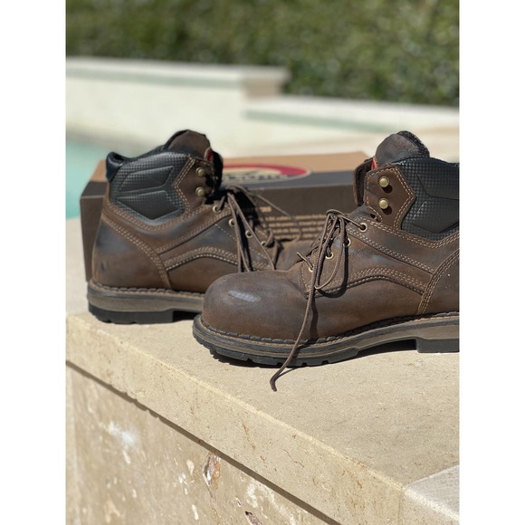 Red Wing Shoes Irish Setter Men's Work Ramsey Safety Toe S-10 - Picture 5 of 8